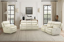 Gunner - Power Console Loveseat Recliner With Power And Power Headrest - Almond