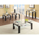 Moriah - 1 Shelf Rectangular Coffee Table - Black