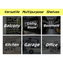 5 Tier Heavy Duty Metal Storage Shelves ,Easy to Assemble ,Adjustable ,Storage Shelves for Basements, Garages and Kitchen, 78 'H*47.2'W*23.6 'D