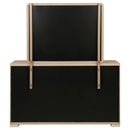 Ladera 6-drawer Bedroom Dresser and Mirror Light Elm