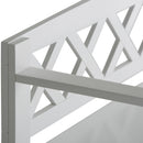 Amherst Solid Wood Entryway Storage Bench in White