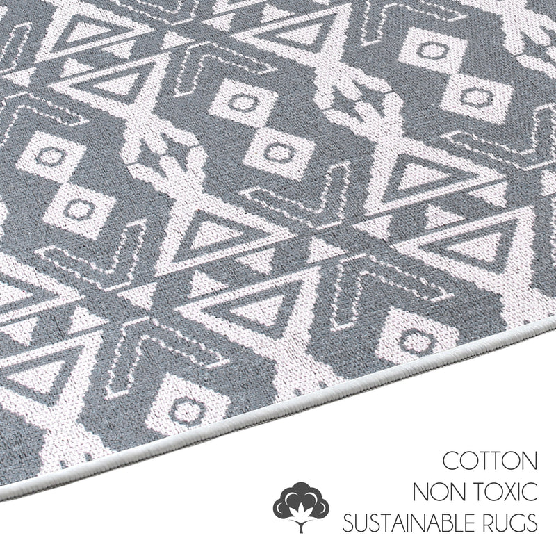 Sussexhome Hairband Collection 2 x 3 Foot Heavy Duty Low Pile  Landing Rug Runner