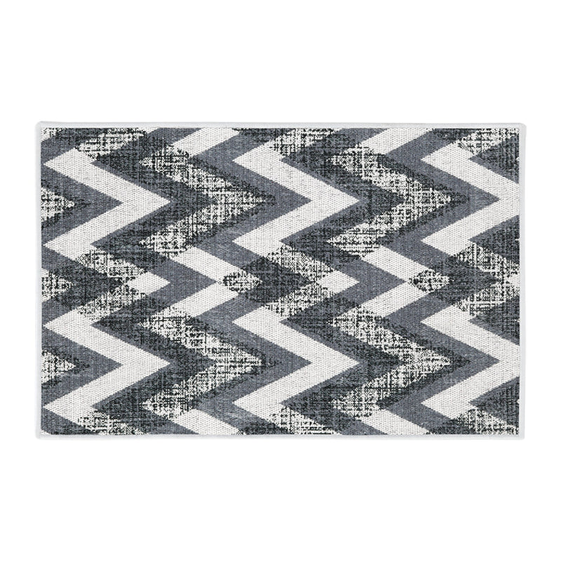 Chevron Design Multipurpose Floor Mat | 20"x31" | Gray