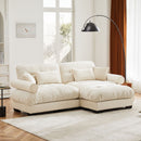 Super Comfort Oversized Modular Sectional Sofa With Movable Ottoman by HouseOfZazla