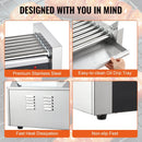 Hot Dog Roller with 7 Rollers and 18 Hot Dogs Capacity by HouseOfZazla