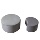 Modern Upholstered Round Coffee Table For Living Room (Set of 2) by HouseOfZazla