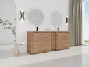 84'' Freestanding Bathroom Vanity with Ceramic Sink
