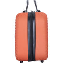 2Piece Luggage Sets ABS Lightweight Suitcase, Spinner Wheels, (20/14) DARK ORANGE