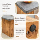 Table and chair set.Cozy Modern MDF Dining Set -67'x35.4' with 4 Gray  Artificial Leather Chairs With Curved Widened Cushion Design.Suitable for restaurants, kitchens, dining rooms,etc.