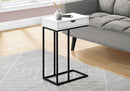 Accent Table, C-Shaped Contemporary & Modern Versatile Design by HouseOfZazla