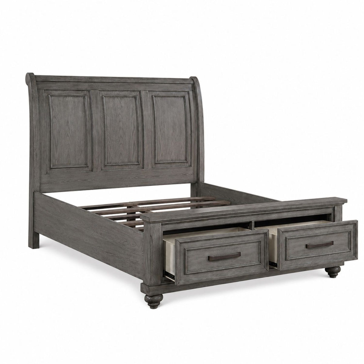3 Piece Bedroom Set, Bed With 2 Nightstands, photo 4 of 32