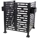 3x3 Ft Metal Air Conditioner Privacy Fence with Planter Boxes by HouseOfZazla
