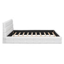 Upholstered Platform Bed With Headboard by HouseOfZazla