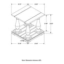 Byer - Rectangular Side End Table Coffee - Coffee