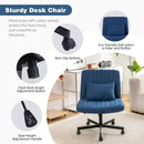 Criss Cross Office Chair With Adjustable Height, Ergonomic Design by HouseOfZazla