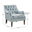 Qwen - Button Tufted Accent Chair by HouseOfZazla