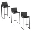 Fuji - Contemporary High Back Barstool Elegant Design by HouseOfZazla