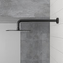 Oil Rubbed Bronze 16" Shower Arm With Flange, Stainless Steel, For Rain Shower Heads - Oil-Rubbed Bronze by HouseOfZazla
