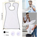Beard Catcher Cape – Shaving Bib with Suction Cups
