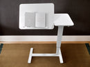Overbed Bedside Desk, Mobile Rolling Laptop Stand