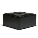 Avalon - Square Coffee Table, Storage Ottoman by HouseOfZazla