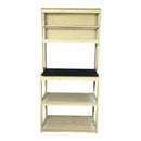 31.5" Baker's Rack in White and Black by HouseOfZazla