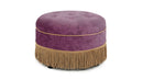 Yolanda - Luxurious Upholstery Round Upholstered Accent Ottoman by Unique Piece Furniture