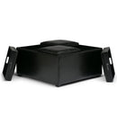 Avalon - Square Coffee Table, Storage Ottoman