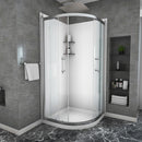 Framed Tub Shower Enclosure with Clear Tempered Glass by HouseOfZazla