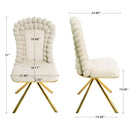 Upholstered Swivel Dining Chairs (Set of 2) by Unique Piece Furniture