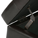 Cosmopolitan - Upholstered Storage Ottoman by Unique Piece Furniture