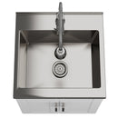 Hennessy - Deluxe Laundry Cabinet With Faucet And Stainless Steel Sink