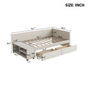 L Shaped Upholstered Platform Bed With Storage And Drawers by Unique Piece Furniture
