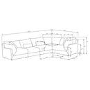 Tomasina - Modular Sectional Sofa With Cushions