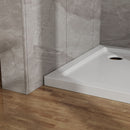 In Corner Drain Shower Base