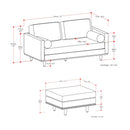 Morrison - Sofa And Ottoman Set by HouseOfZazla