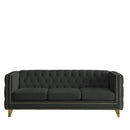 Modern Sofa With Button Tufting, Upholstered Couch For Living Room by HouseOfZazla