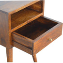Solid Wood Mini Nightstand by HouseOfZazla