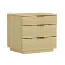Payton - Nightstand With 3 Drawers - Oak by HouseOfZazla