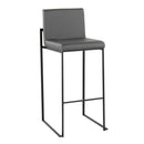 Fuji - Contemporary High Back Barstool Elegant Design by HouseOfZazla