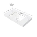 36" MURI Carrara Bathroom Vanity
