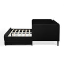 Upholstered Platform Bed Frame With 2 Storage Drawers And Adjustable Sofa Bed by HouseOfZazla