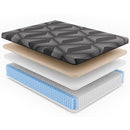 Diamond Matrix King Size Copper Cooling Hybrid Mattress 11-Inch Firm