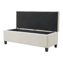 Upholstered Storage Ottoman Bench by HouseOfZazla