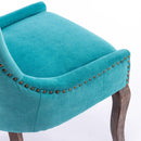 Ultra - Side Dining Chair, Nail Head (Set of 2) by Unique Piece Furniture