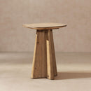 Clarence - Rectangular End Table - Antique Brown by HouseOfZazla