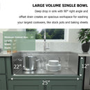Stainless Steel Drop In Kitchen Sink, Topmount by HouseOfZazla