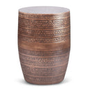 Johnsen - Handcrafted Large Metal Accent Table by Unique Piece Furniture