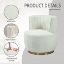 360 Degree Swivel Cuddle Barrel Accent Sofa Chair by Unique Piece Furniture