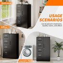 Storage Vertical Filing Cabinet With Lock by HouseOfZazla